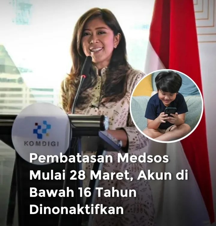 Lindungi Generasi Muda, Komdigi Mulai Nonaktifkan Akun Medsos Anak di Bawah 16 Tahun!