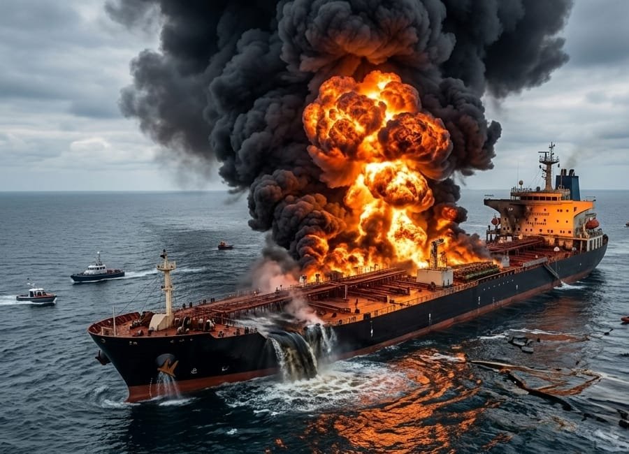 Ketegangan Memuncak: Iran Tutup Selat Hormuz dan Tembak Tenggelam Kapal Tanker Misterius