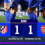 Drama Titik Putih di Madrid: Atletico dan Arsenal Berbagi Angka