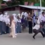 DUA SATPAM SMK 1 POLEWALI MANDAR DIKEROYOK SISWA KARENA TEGUR PELANGGARAN