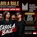 Tabola Bale Masuk Nominasi Music Awards Japan 2026