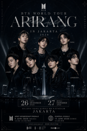 Tiket BTS World Tour ‘ARIRANG’ in Jakarta 2026 Sold Out, ARMY Serbu Penjualan Sejak Hari Pertama