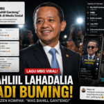 Lagu MBG “Mas Bahlil Ganteng” Viral di TikTok dan Instagram;