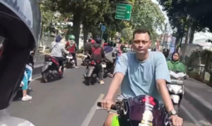 Viral Pemotor Tiba-tiba Ditampar di Jagaraksa, Pelaku di Tangkap dan Masih Bisa Nyengir