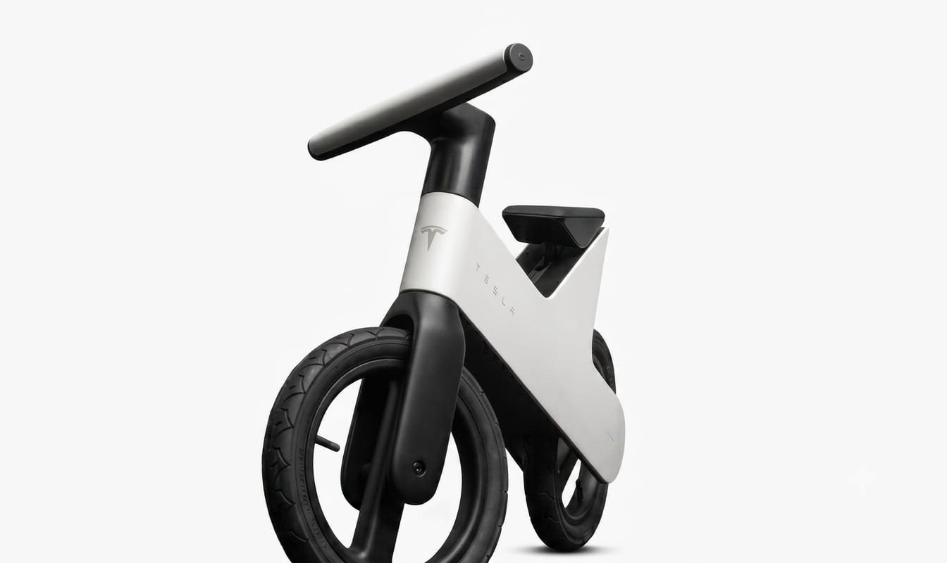 Ludes Terjual! Tesla Luncurkan Balance Bike Premium untuk anak Seharga Rp 4 Juta