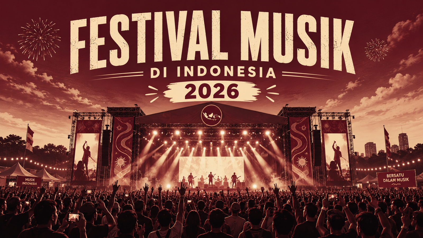 Indonesia Masuki Musim Konser 2026, Deretan Festival Musik Siap Ramaikan Paruh Akhir Tahun