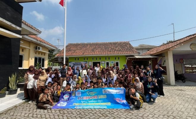 Tangis Perpisahan Tim BSI Explore dan SDN Barugbug 1